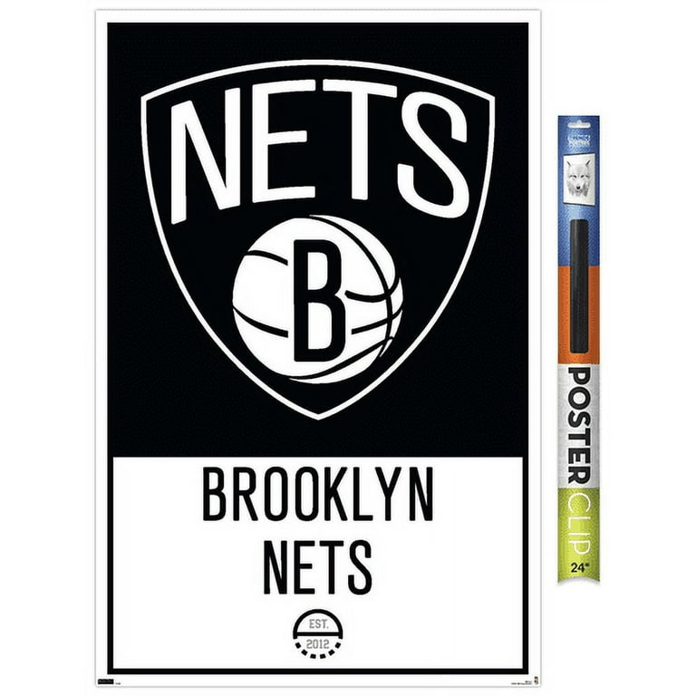 NBA Brooklyn Nets Logo 21 Wall Poster, x 34