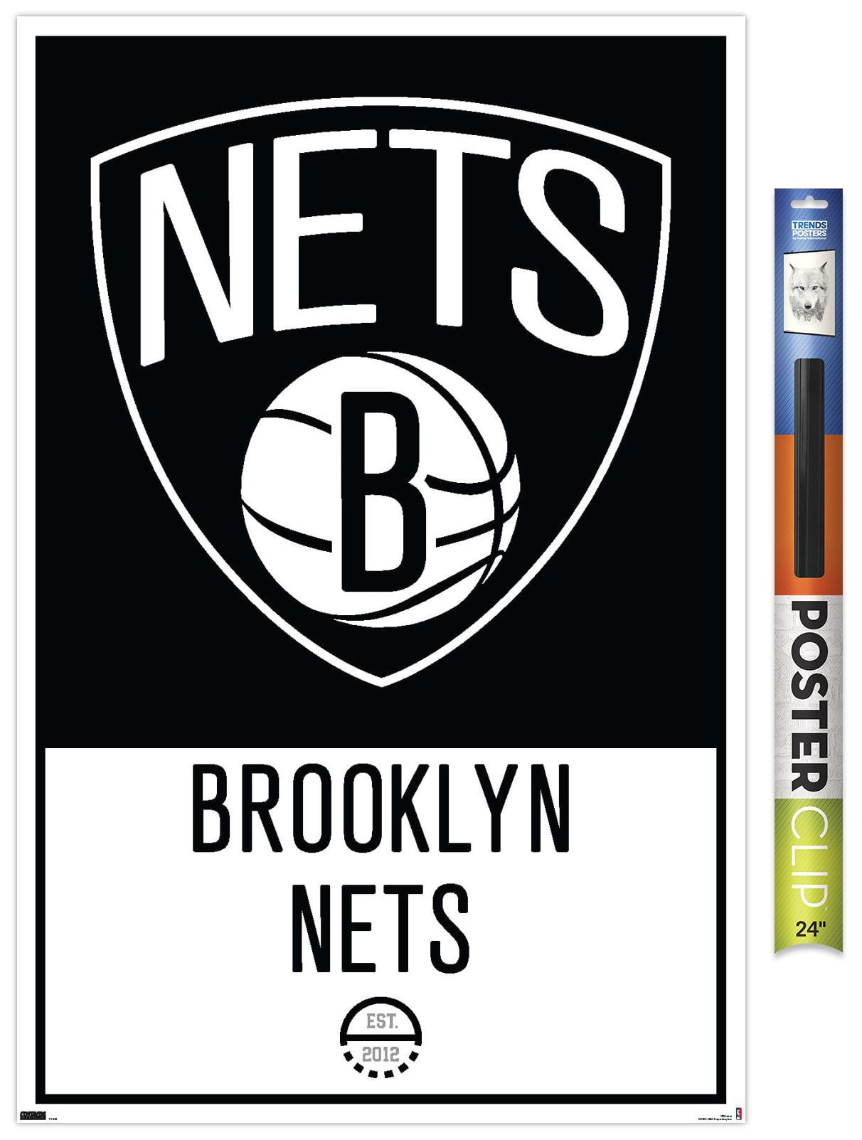 NBA Brooklyn Nets - Logo 21 Wall Poster, 22.375 x 34
