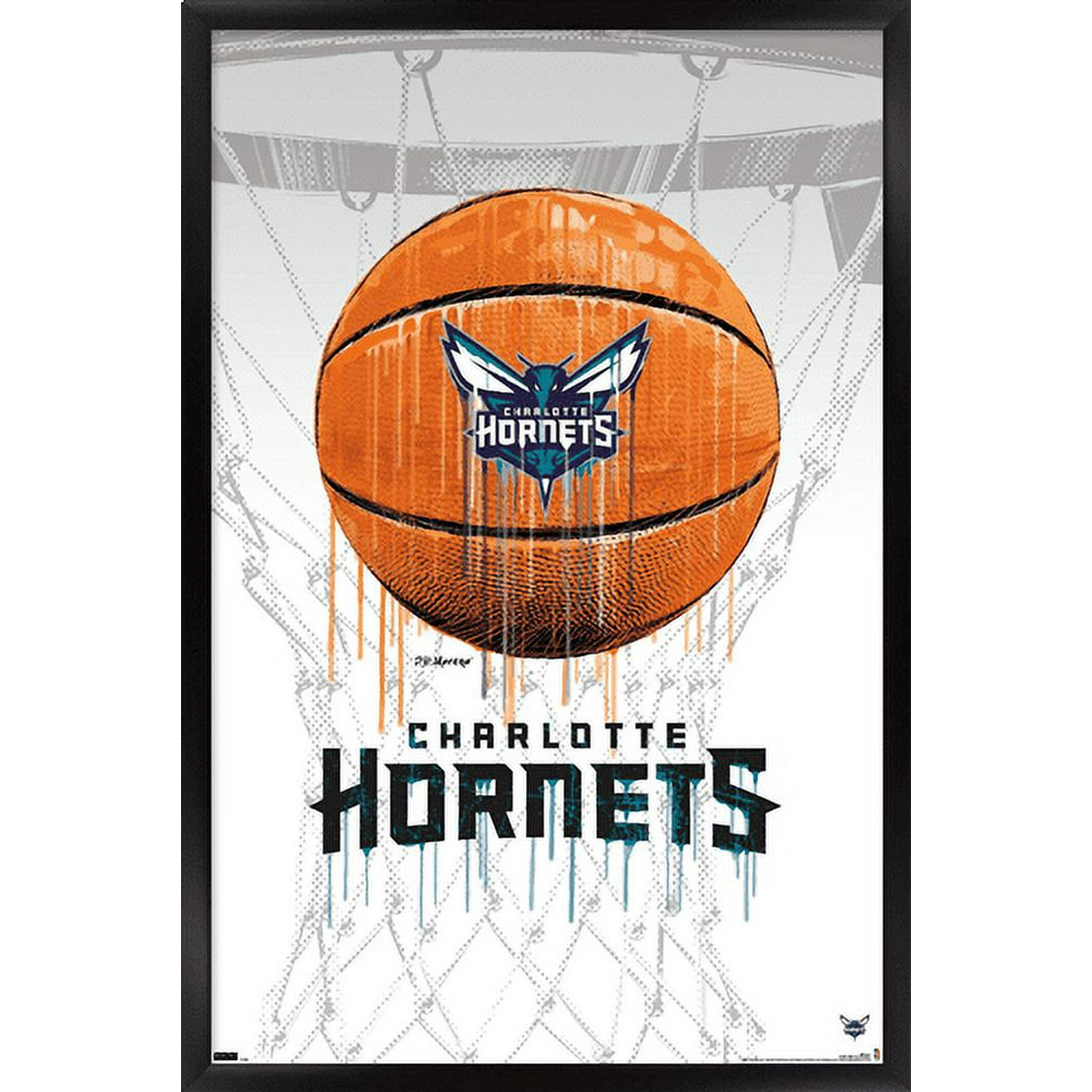 NBA Charlotte Hornets - Logo 14 Wall Poster, 14.725 x 22.375