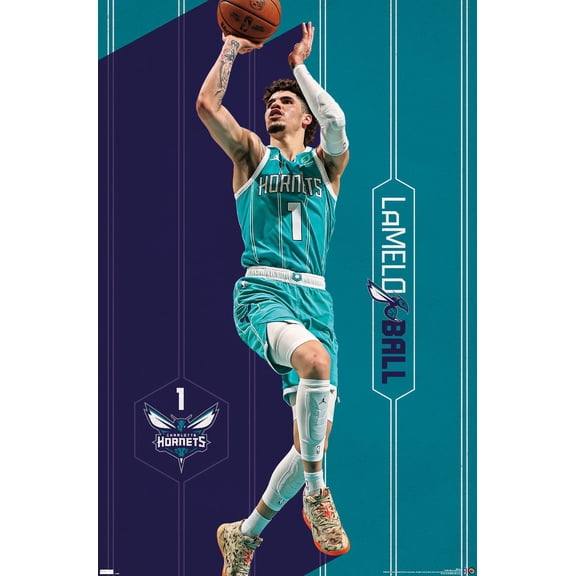 NBA Charlotte Hornets - LaMelo Ball 23 Wall Poster, 22.375" x 34"