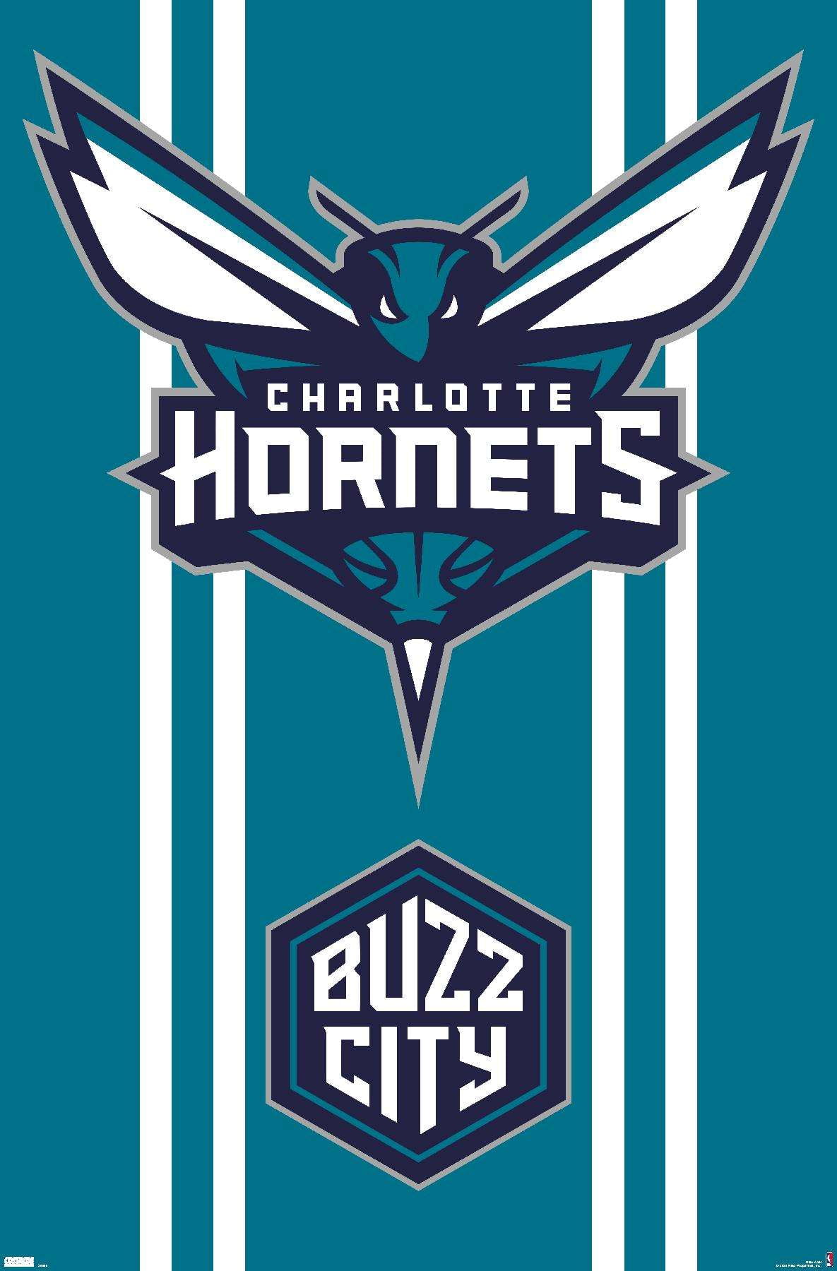 NBA Charlotte Hornets - Logo 20 Wall Poster, 22.375 x 34