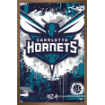 thumbnail image 1 of NBA Charlotte Hornets - Maximalist Logo 23 Wall Poster, 14.725" x 22.375" Framed, 1 of 5
