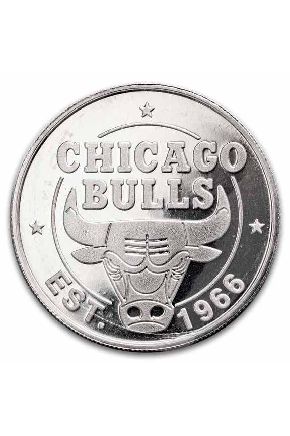 Chicago Bulls 1 oz Silver Round