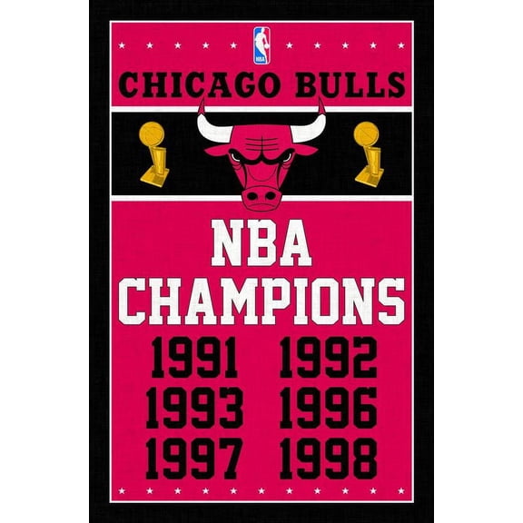 NBA Chicago Bulls - Champions 13 Wall Poster, 22.375" x 34"