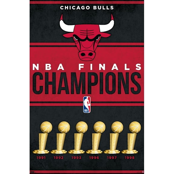 NBA Chicago Bulls - Champions 23 Wall Poster, 22.375" x 34"