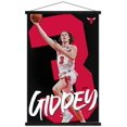 thumbnail image 1 of NBA Chicago Bulls - Josh Giddey 25 Wall Poster with Magnetic Frame, 22.375" x 34", 1 of 5