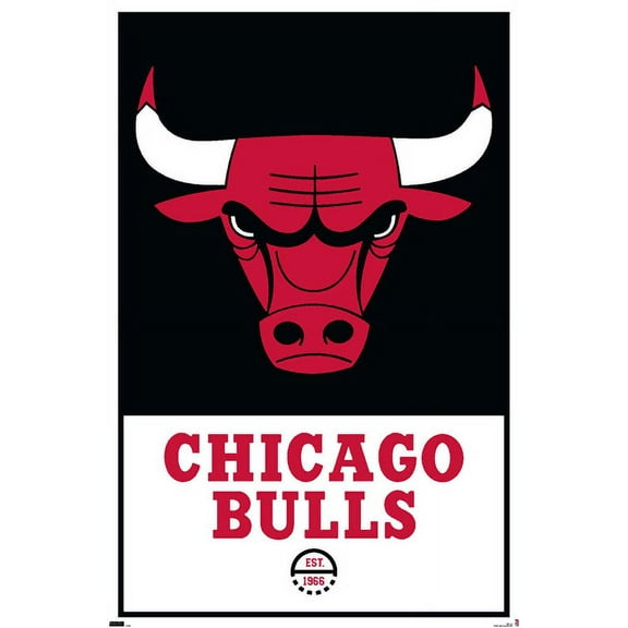 NBA Chicago Bulls - Logo 21 Wall Poster, 22.375" x 34"