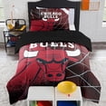 thumbnail image 1 of NBA Chicago Bulls Officially Licensed Comforter & Sham set Twin/Twin XL, 1 of 1