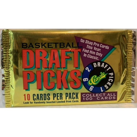 NBA Classics 1992-1993 Classic Draft PIcks Hobby Pack (10 cards per pack)