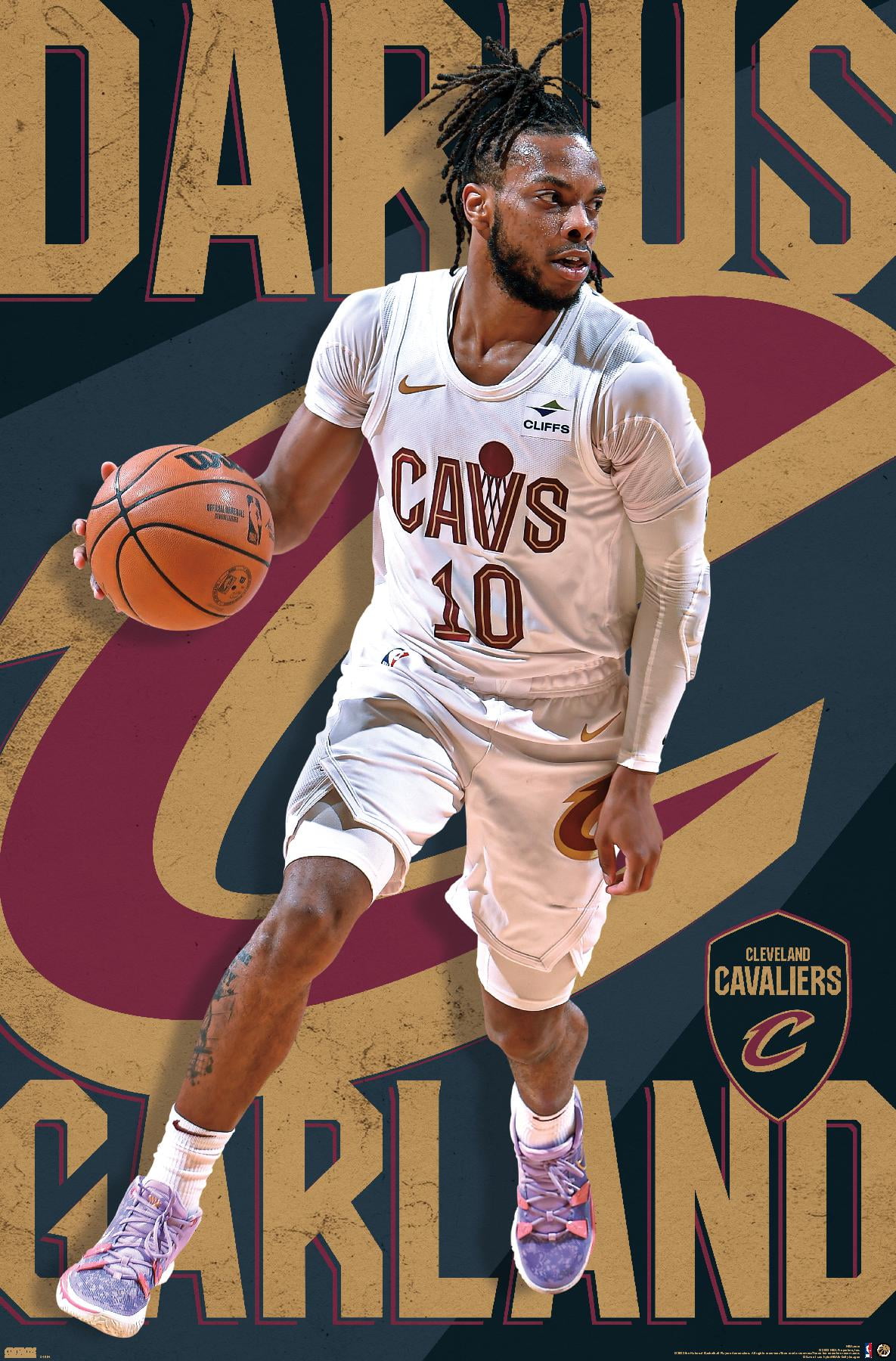 NBA Cleveland Cavaliers - Darius Garland 23 Wall Poster, 14.725" x 22.
