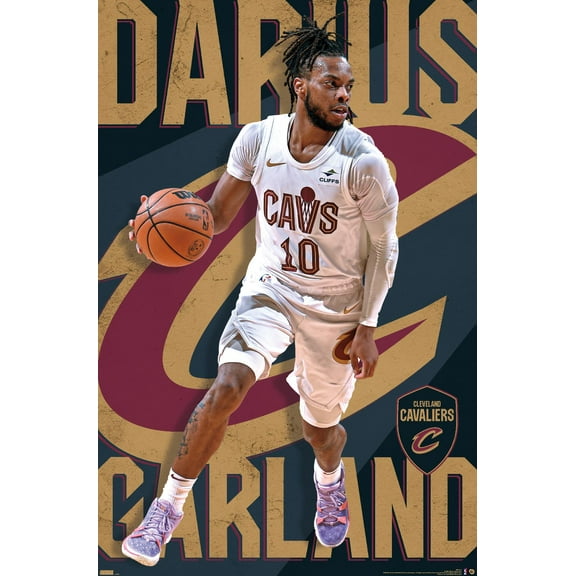 NBA Cleveland Cavaliers - Darius Garland 23 Wall Poster, 14.725" x 22.375"