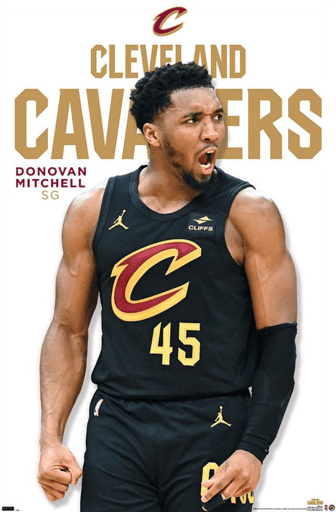 NBA Cleveland Cavaliers - Donovan Mitchell Feature Series 23 Wall Poster, 22.375" x 34"
