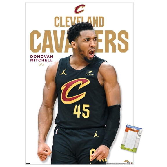 NBA Cleveland Cavaliers - Donovan Mitchell Feature Series 23 Wall Poster, 22.375" x 34"