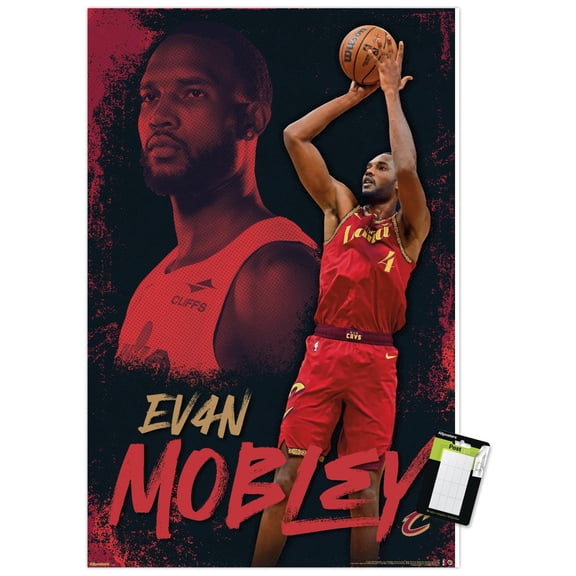 NBA Cleveland Cavaliers - Evan Mobley 25 Wall Poster, 22.375" x 34"