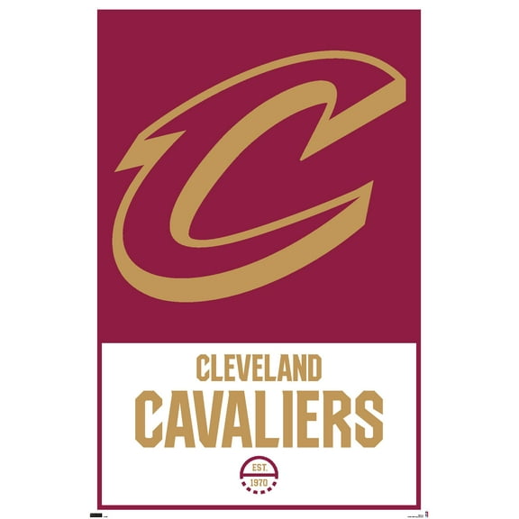 NBA Cleveland Cavaliers - Logo 21 Wall Poster, 22.375" x 34"