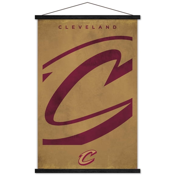 NBA Cleveland Cavaliers - Logo 25 Wall Poster with Magnetic Frame, 22.375" x 34"
