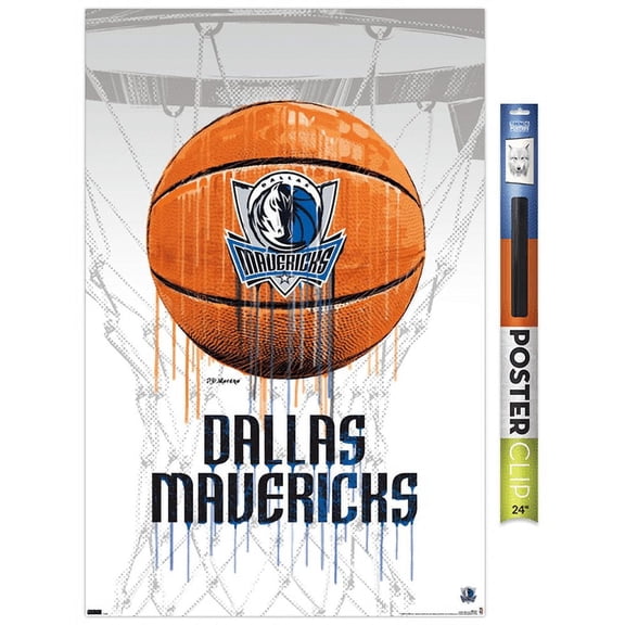 NBA Dallas Mavericks - Drip Basketball 21 Wall Poster, 22.375" x 34"