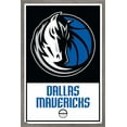 thumbnail image 1 of NBA Dallas Mavericks - Logo 21 Wall Poster, 14.725" x 22.375", Framed, 1 of 3