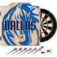 thumbnail image 1 of NBA Dart Cabinet Set with Darts and Board - Fade - Dallas Mavericks, 1 of 5