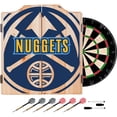 thumbnail image 1 of NBA Dart Cabinet Set with Darts and Board - Fade - Denver Nuggets, 1 of 5