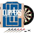 thumbnail image 1 of NBA Dart Cabinet Set with Darts and Board - Fade - Los Angeles Clippers, 1 of 2