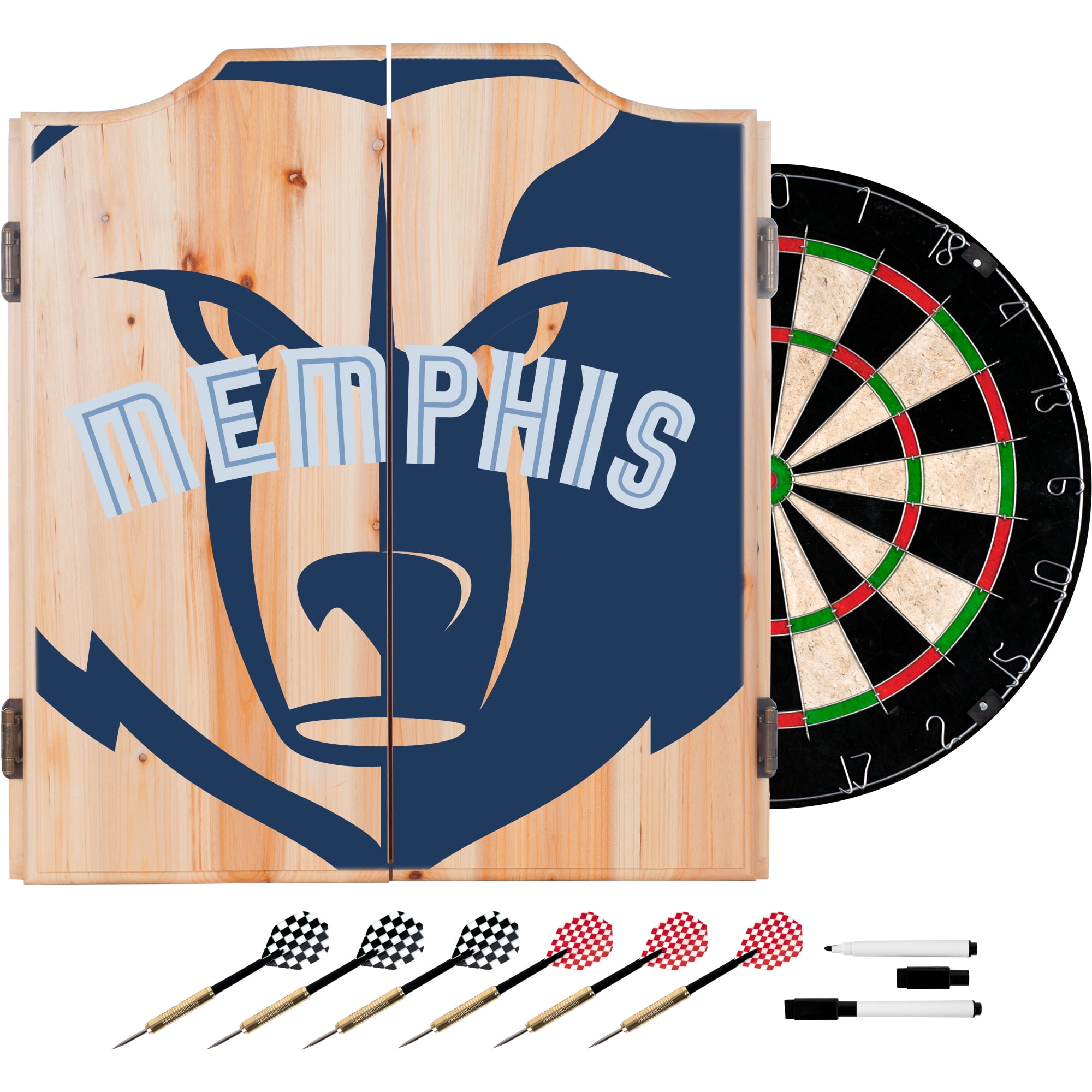 NBA Dart Set with Darts and Board Fade Memphis Grizzles