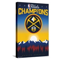 NBA Denver Nuggets - 2023 NBA Finals Team Logo Canvas Wall Poster, 14.725" x 22.375"