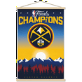 thumbnail image 1 of NBA Denver Nuggets - 2023 NBA Finals Team Logo Wall Poster with Magnetic Frame, 22.375" x 34", 1 of 5