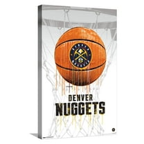 NBA Denver Nuggets - Drip Basketball 21 Canvas Wall Poster, 14.725" x 22.375"