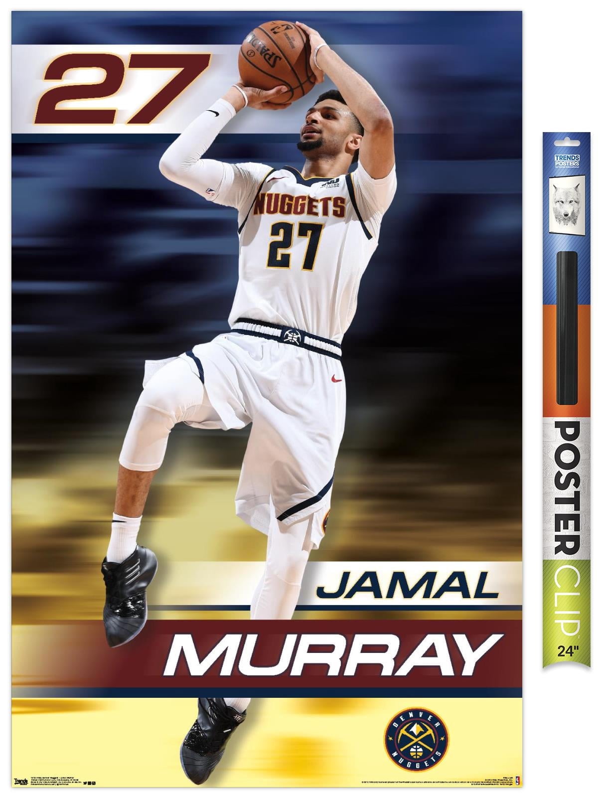 NBA Denver Nuggets - Jamal Murray 19 Wall Poster, 22.375" x 34"