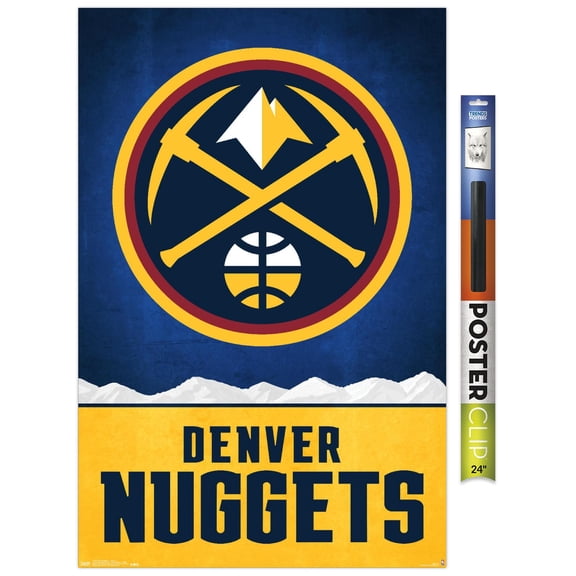 NBA Denver Nuggets - Logo 18 Wall Poster, 22.375" x 34"