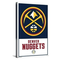 NBA Denver Nuggets - Logo 21 Canvas Wall Poster, 14.725" x 22.375"