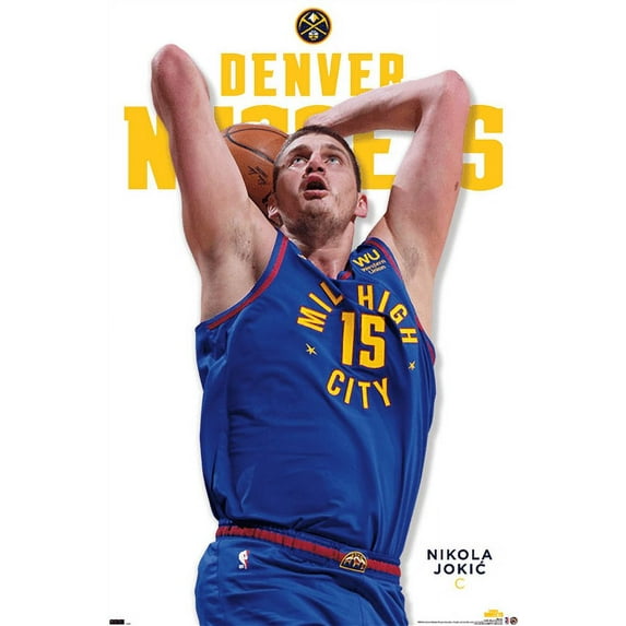 NBA Denver Nuggets - Nikola Jokic Feature Series 23 Wall Poster, 14.725" x 22.375"