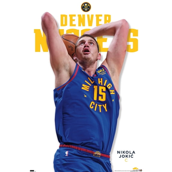 NBA Denver Nuggets - Nikola Jokic Feature Series 23 Wall Poster, 22.375" x 34"