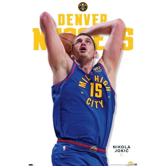 NBA Denver Nuggets - Nikola Jokic Feature Series 23 Wall Poster, 22.375" x 34"