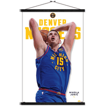 NBA Denver Nuggets - Nikola Jokic Feature Series 23 Wall Poster with Magnetic Frame, 22.375" x 34"