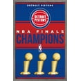 thumbnail image 1 of NBA Detroit Pistons - Champions 23 Wall Poster, 22.375" x 34" Framed, 1 of 5