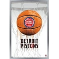 thumbnail image 1 of NBA Detroit Pistons - Drip Basketball 21 Wall Poster, 14.725" x 22.375", Framed, 1 of 3