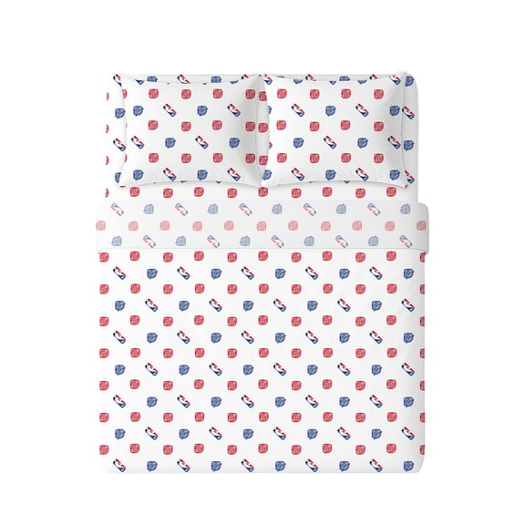 NBA Multi Team E W Split Full Sheet Set
