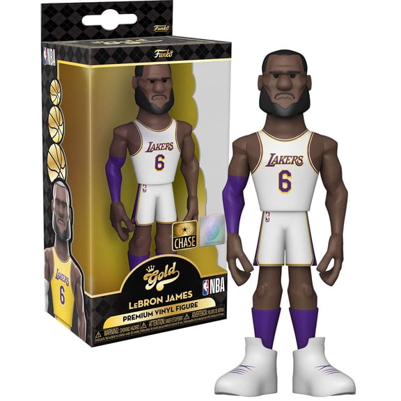 NBA Funko Gold LeBron James Vinyl Figure (Chase Version)