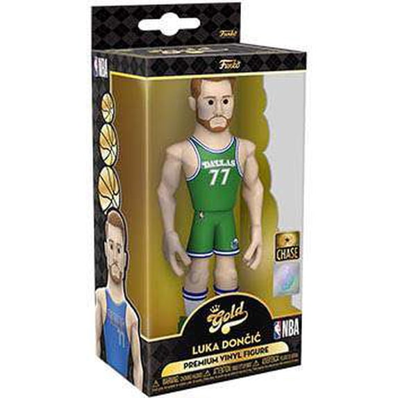 NBA Funko Gold Luka Doncic Vinyl Figure (Green Uniform, Chase Version)