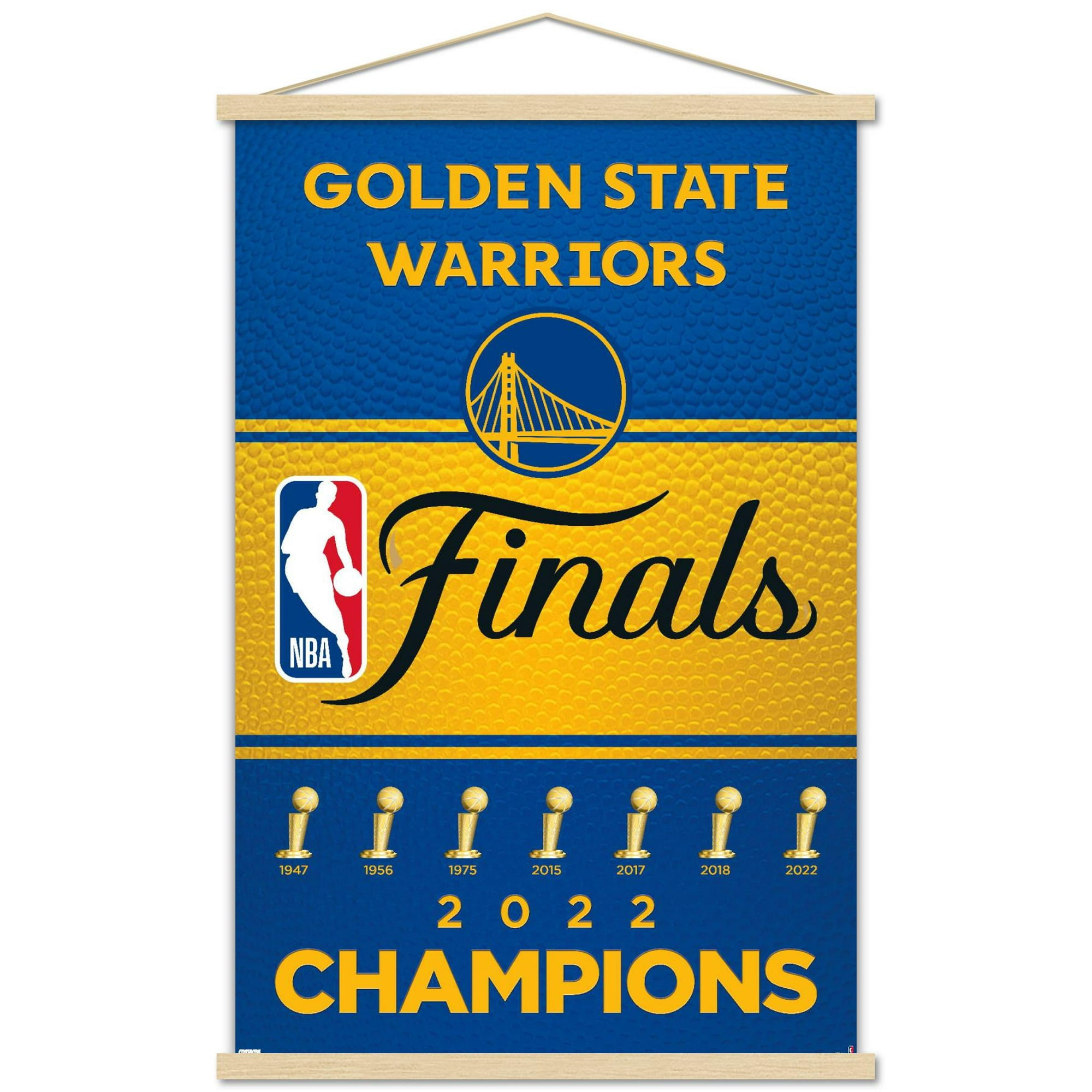 New 2022 NBA Finals Banner Team Logo Pin Golden State Warriors FREESHIP