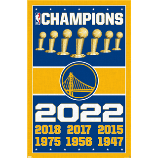 Wincraft Golden State Warriors 2022 NBA Finals Champions 3.5'' x 5