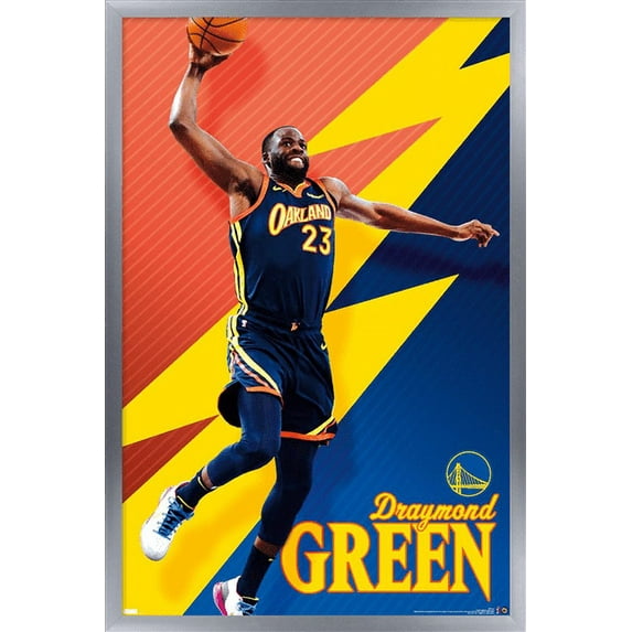 NBA Golden State Warriors - Draymond Green 21 Wall Poster, 14.725" x 22.375", Framed