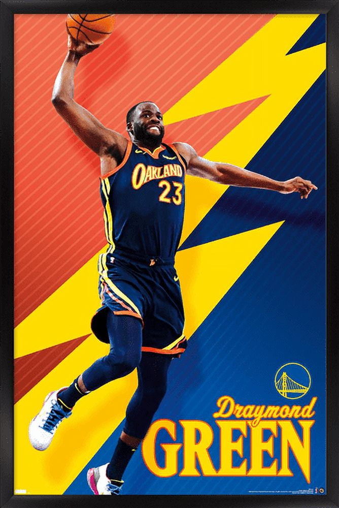 NBA Golden State Warriors - Draymond Green 21 Wall Poster, 22.375" x 34", Framed