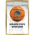 thumbnail image 1 of NBA Golden State Warriors - Drip Ball 20 Wall Poster, 22.375" x 34", Framed, 1 of 3