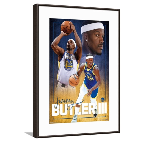 NBA Golden State Warriors - Jimmy Butler 25 Canvas Wall Poster, 14.725" x 22.375"