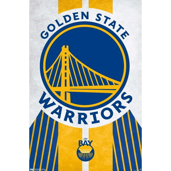 NBA Golden State Warriors - Logo 19 19 Wall Poster, 22.375" x 34"