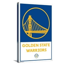 NBA Golden State Warriors - Logo 21 Canvas Wall Poster, 14.725" x 22.375"