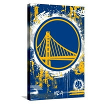 NBA Golden State Warriors - Maximalist Logo 23 Canvas Wall Poster, 14.725" x 22.375"
